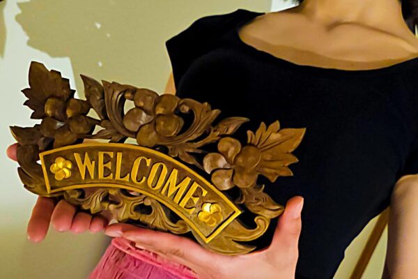 おもてなしのお出迎え